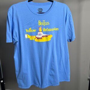 he Beatles Yellow Submarine Graphic T-Shirt Blue Size L